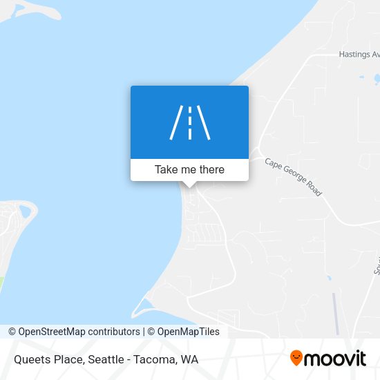 Queets Place map