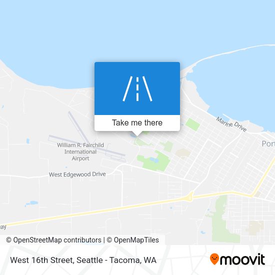Mapa de West 16th Street