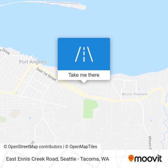 East Ennis Creek Road map