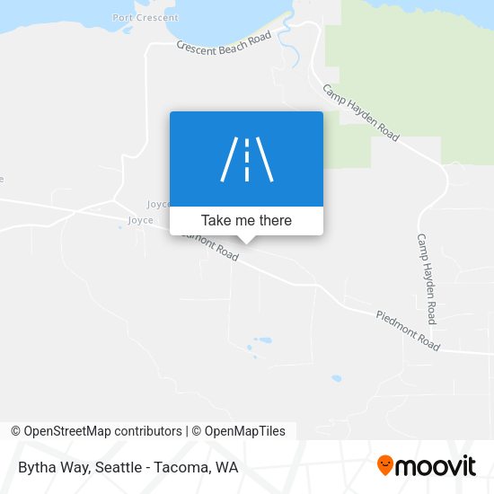 Bytha Way map