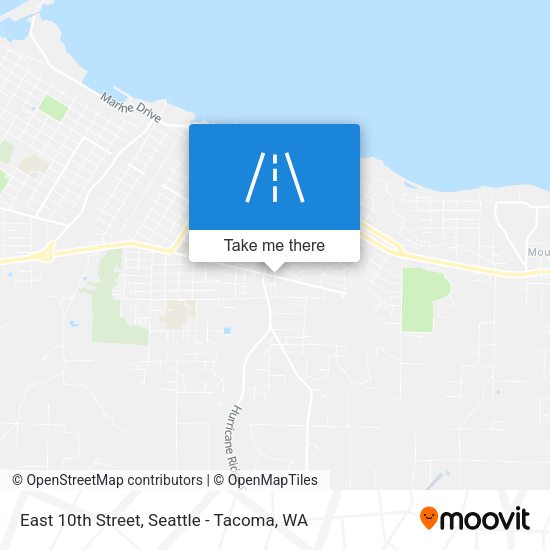 Mapa de East 10th Street