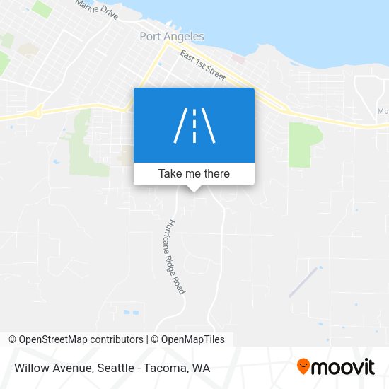 Willow Avenue map