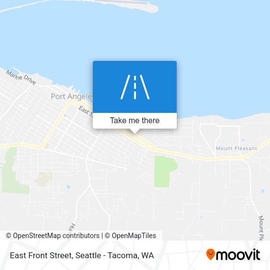 East Front Street map