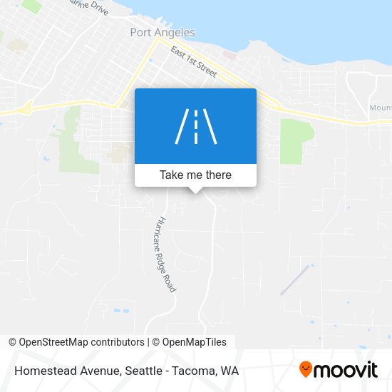 Mapa de Homestead Avenue
