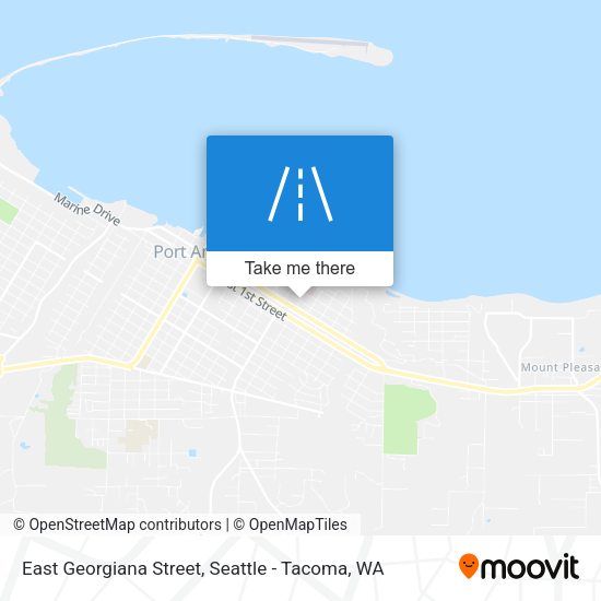 Mapa de East Georgiana Street