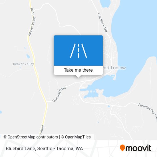 Bluebird Lane map