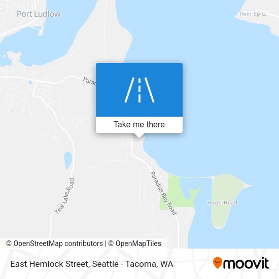 East Hemlock Street map