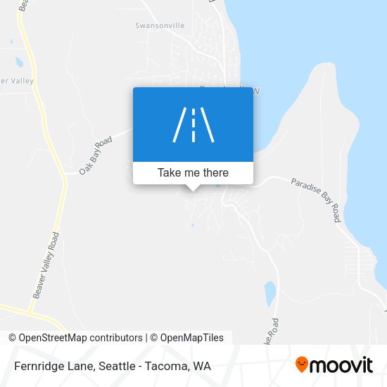 Fernridge Lane map