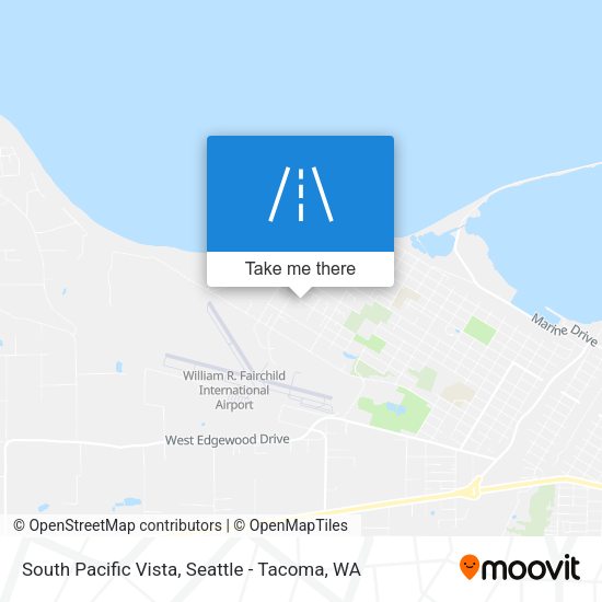 South Pacific Vista map
