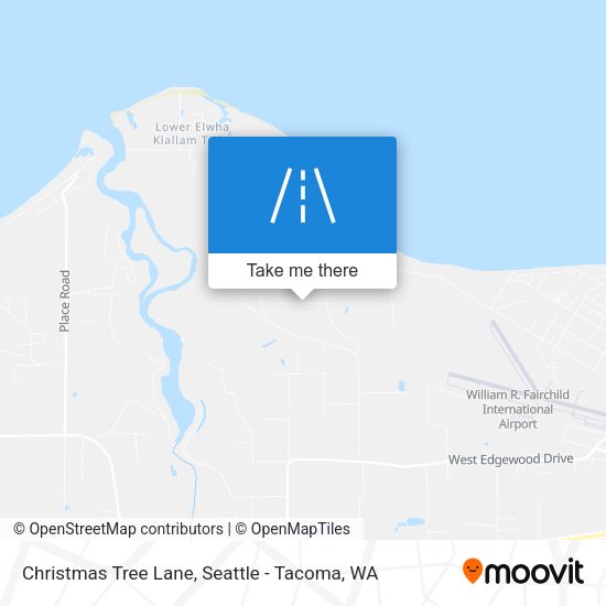 Christmas Tree Lane map