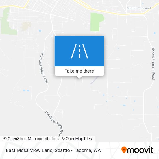 East Mesa View Lane map