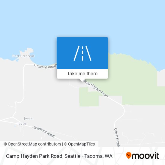 Camp Hayden Park Road map