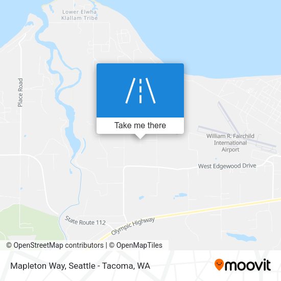 Mapleton Way map