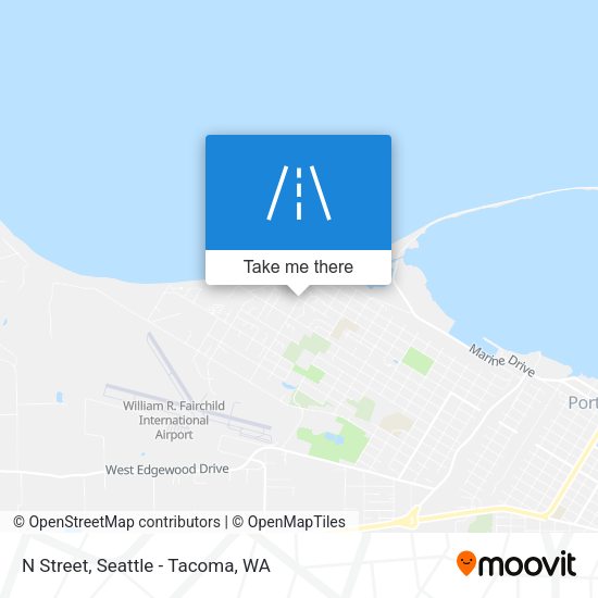 N Street map