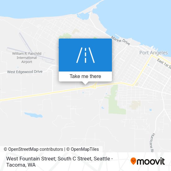 West Fountain Street; South C Street map