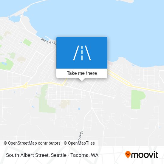 South Albert Street map