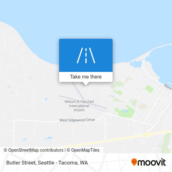 Butler Street map