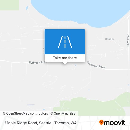 Maple Ridge Road map