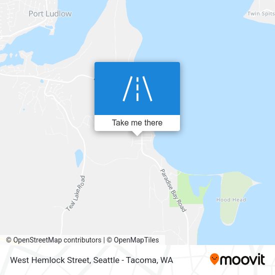 Mapa de West Hemlock Street