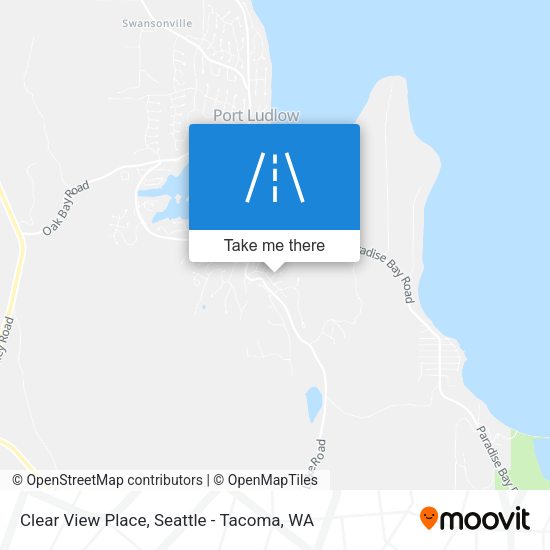 Clear View Place map