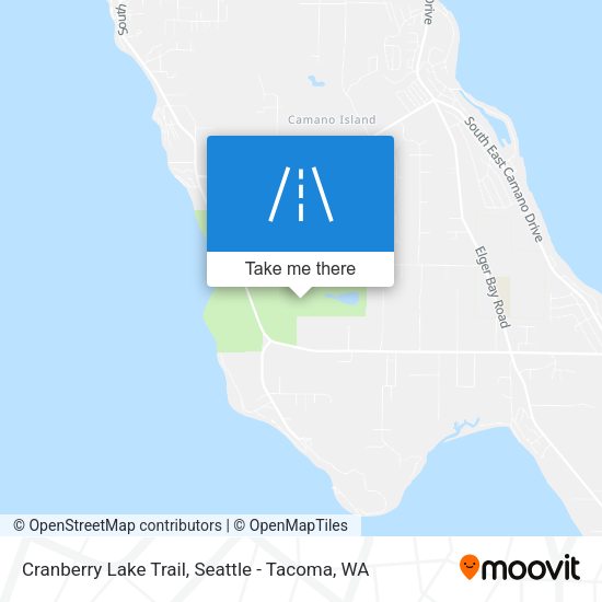 Cranberry Lake Trail map