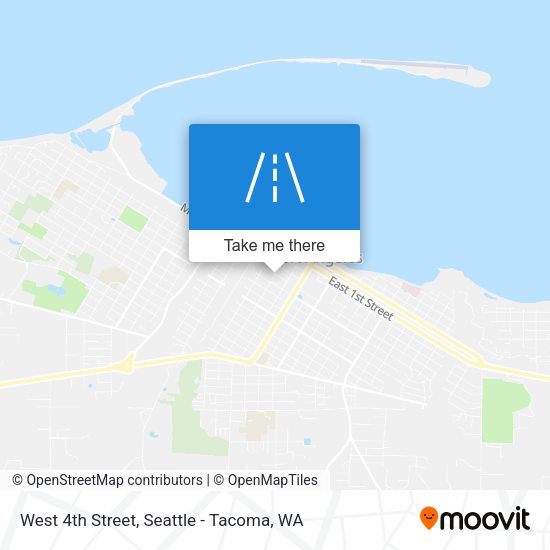 Mapa de West 4th Street