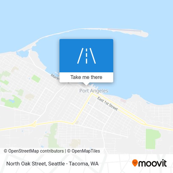 Mapa de North Oak Street