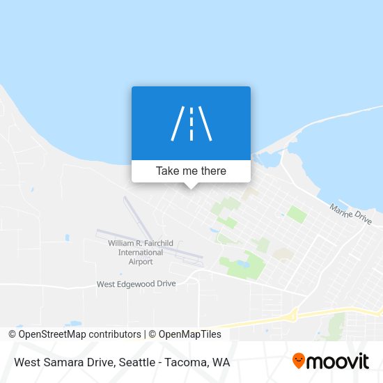 West Samara Drive map