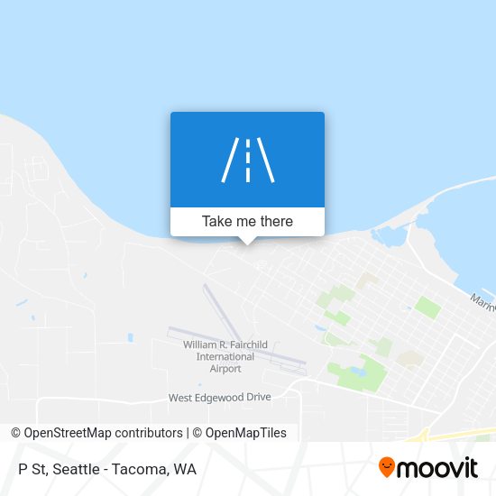 P St map