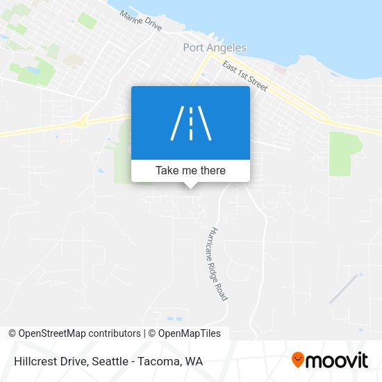 Hillcrest Drive map