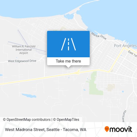 West Madrona Street map