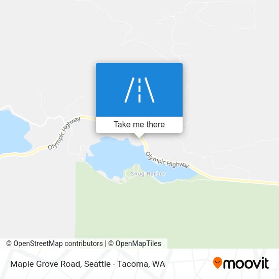 Maple Grove Road map
