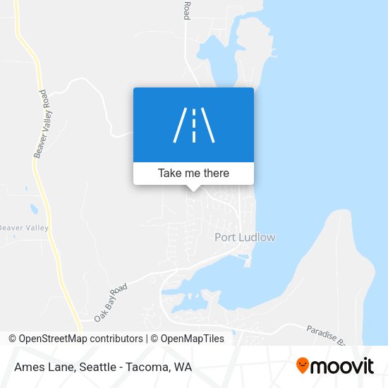 Ames Lane map