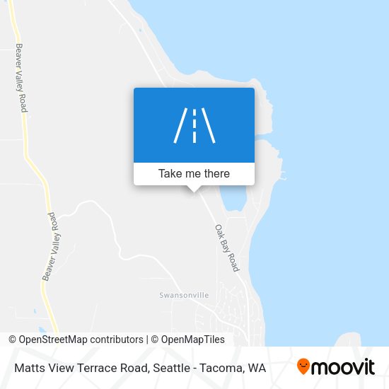 Matts View Terrace Road map