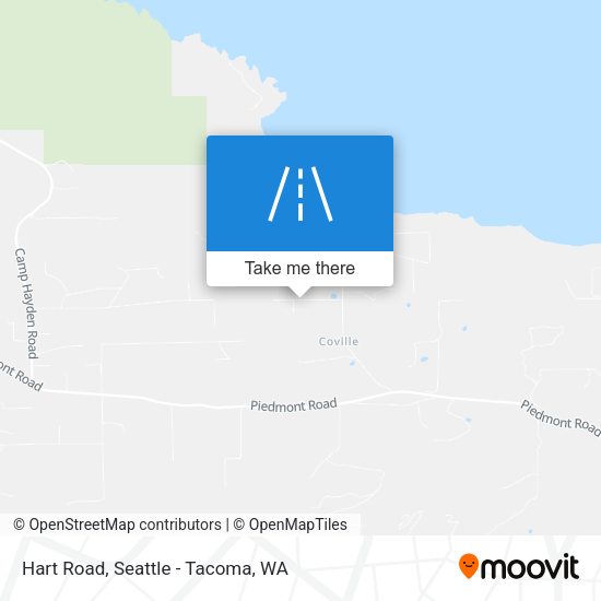 Hart Road map