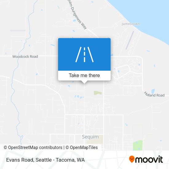 Mapa de Evans Road