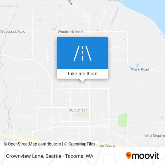 Crownview Lane map