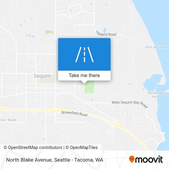 Mapa de North Blake Avenue