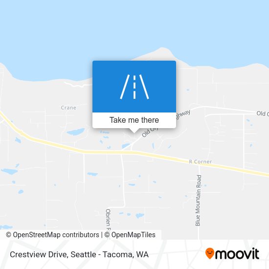 Mapa de Crestview Drive