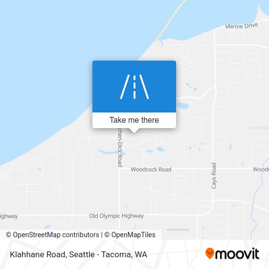 Klahhane Road map