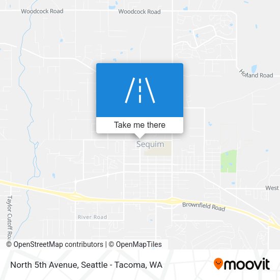 North 5th Avenue map