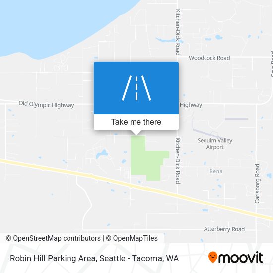 Robin Hill Parking Area map
