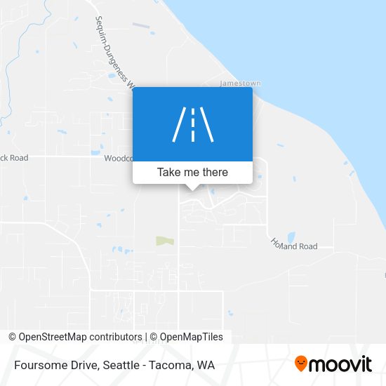 Foursome Drive map