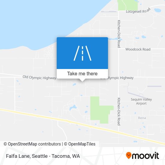 Falfa Lane map