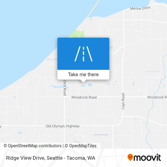 Ridge View Drive map