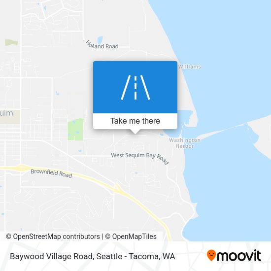 Baywood Village Road map