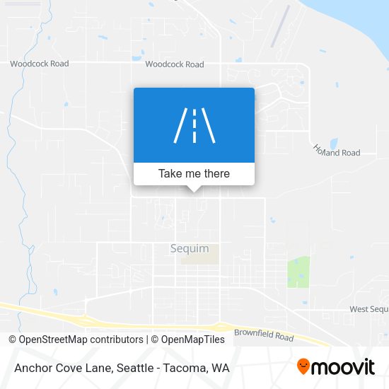 Mapa de Anchor Cove Lane