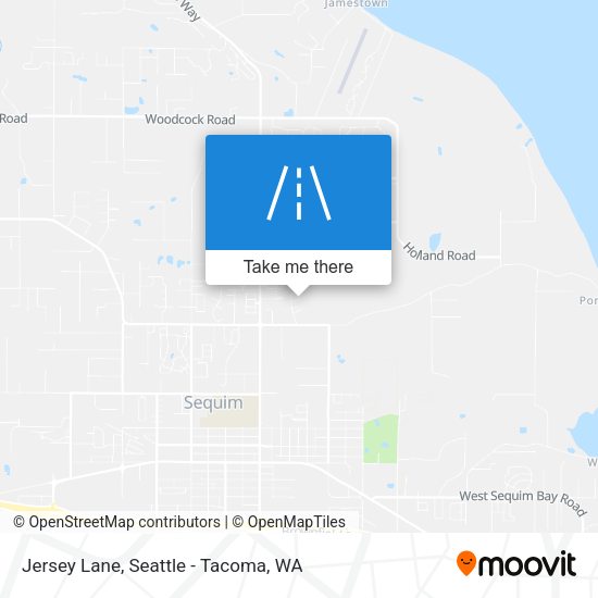 Jersey Lane map
