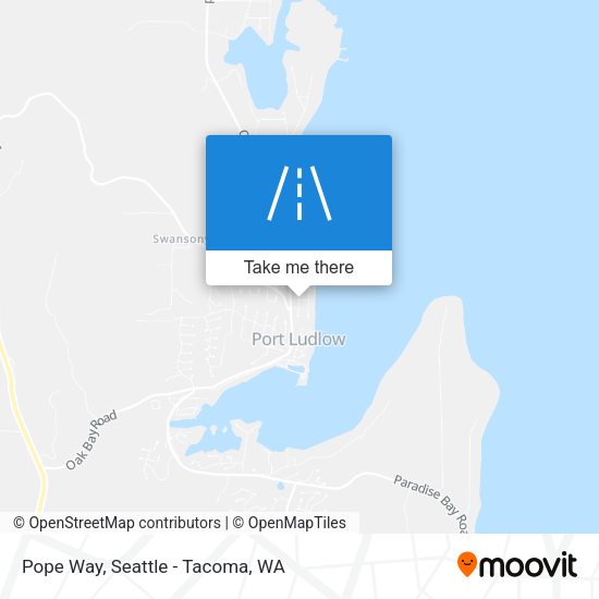 Pope Way map