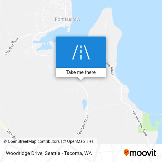 Woodridge Drive map